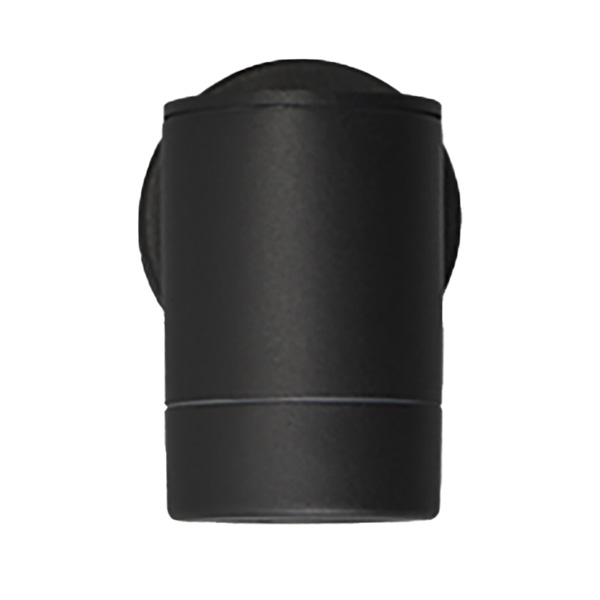 Luna GU10 IP65 Black Fixed Wall Light 